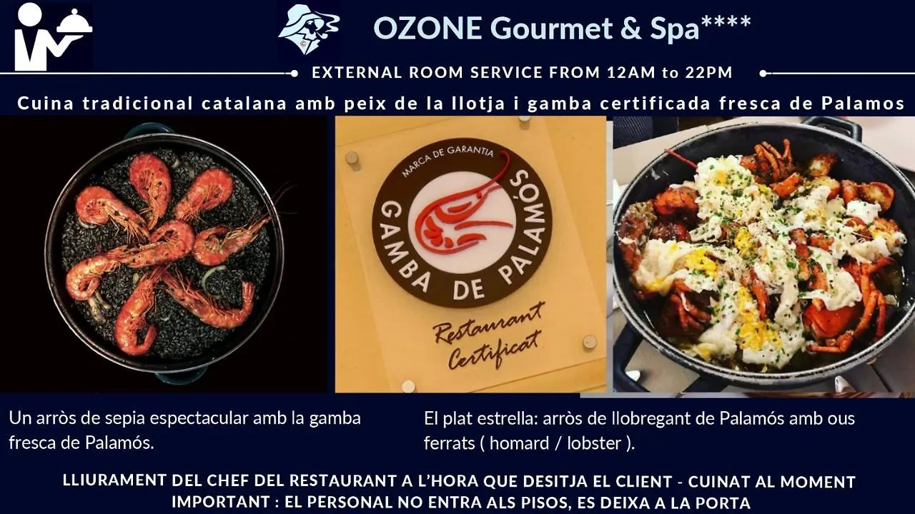 Ozone Gourmet & Spa - Bed & Breakfast Palamos