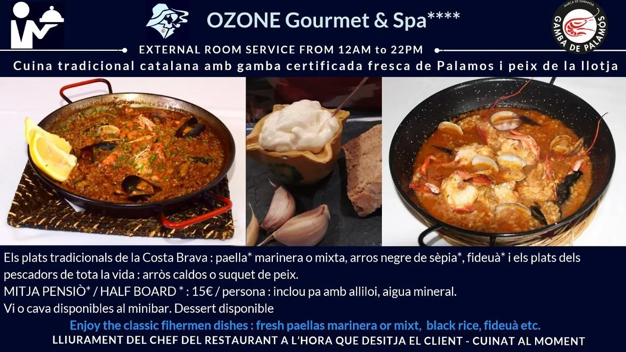 Apartment Ozone Gourmet & Spa - Bed & Breakfast Palamos