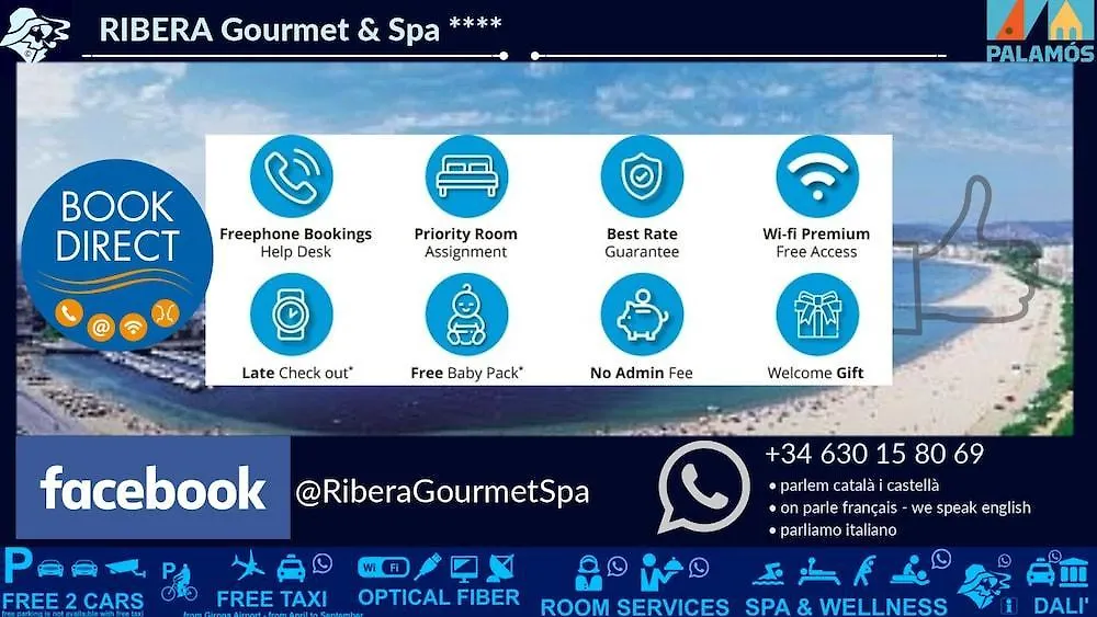 Apartment Ozone Gourmet & Spa - Bed & Breakfast Palamos Spain